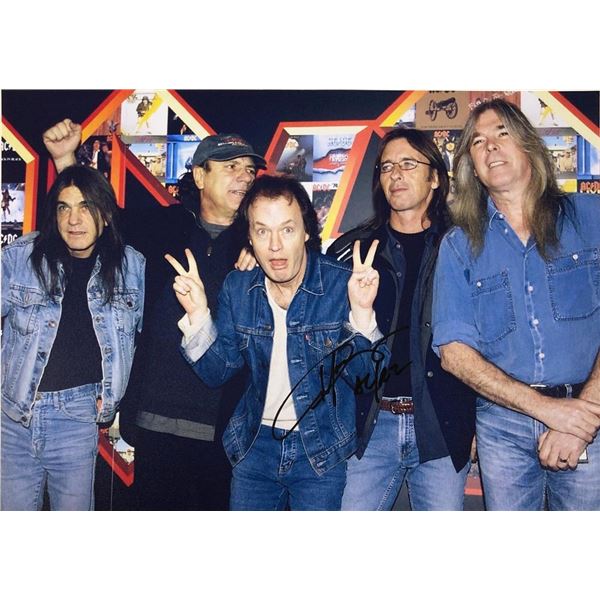 AC/DC Angus Young facsimile signed  photo