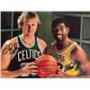 Image 1 : Larry Bird / Magic Johnson facsimile signed photo