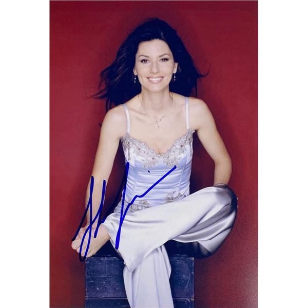 Shania Twain facsimile signed photo