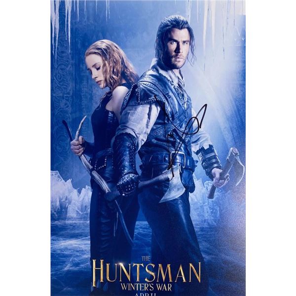 The Huntsman Chris Hemsworth facsimile signed movie photo