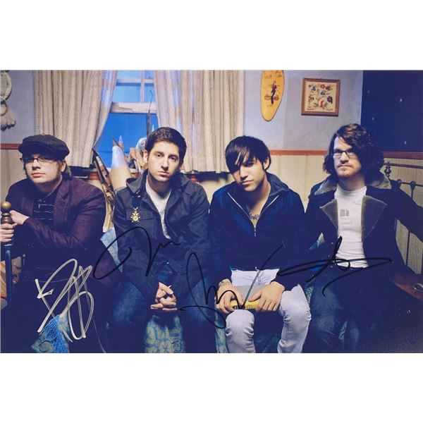 Fall Out Boy band facsimile signed  photo