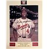 Image 1 : Hank Aaron facsimile signed photo