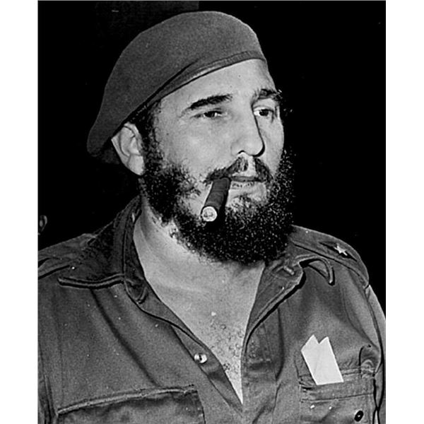 Fidel Castro reprint photo