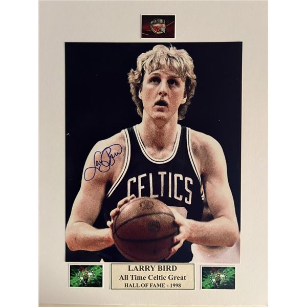 Larry Bird facsimile signed photo