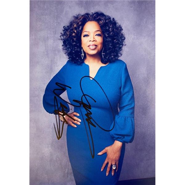 Media Mogul Oprah Winfrey facsimile signed  photo