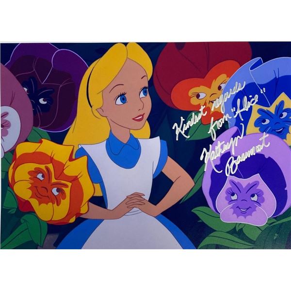 Alice in Wonderland  Kathryn Beaumont facsimile signed  movie photo