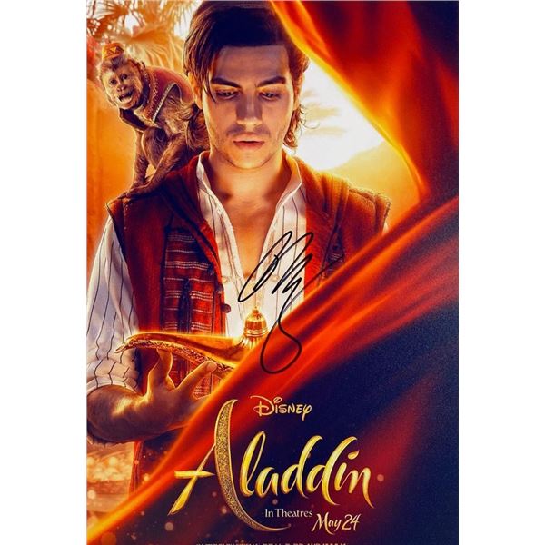 Aladdin Mena Massoud facsimile signed  movie photo