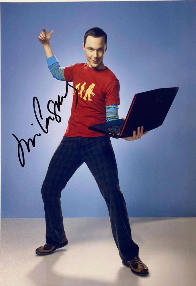 The Big Bang Theory Jim Parsons facsimile signed photo
