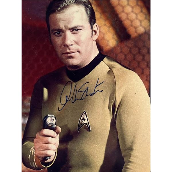Star Trek William Shatner facsimile signed photo