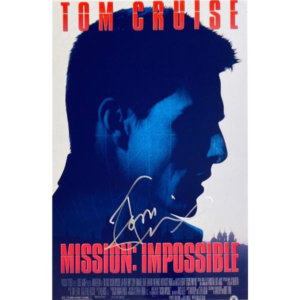 Mission: Impossible Tom Cruise facsimile signed movie photo
