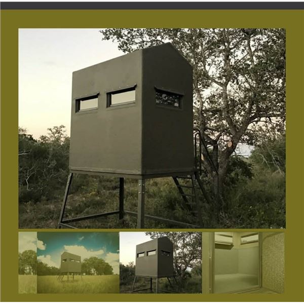 4' X 6' 2 Man Deer Blind- Green