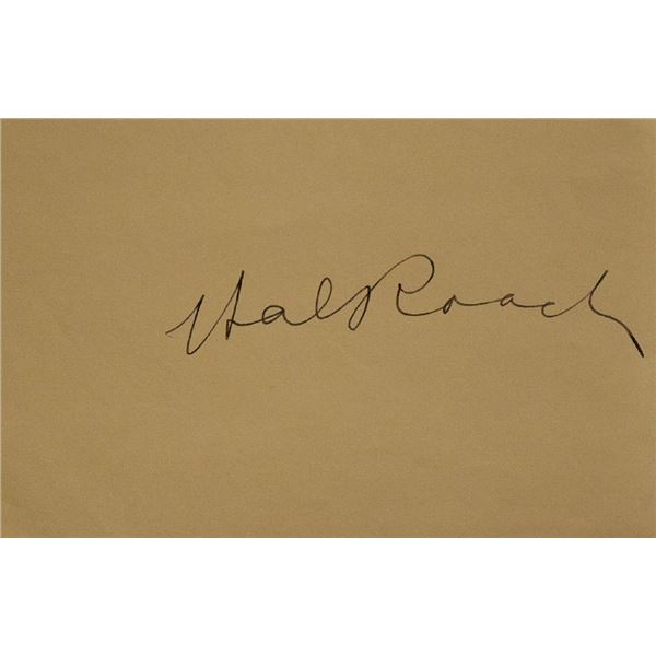 The Little Rascals Hal Roach signature slip