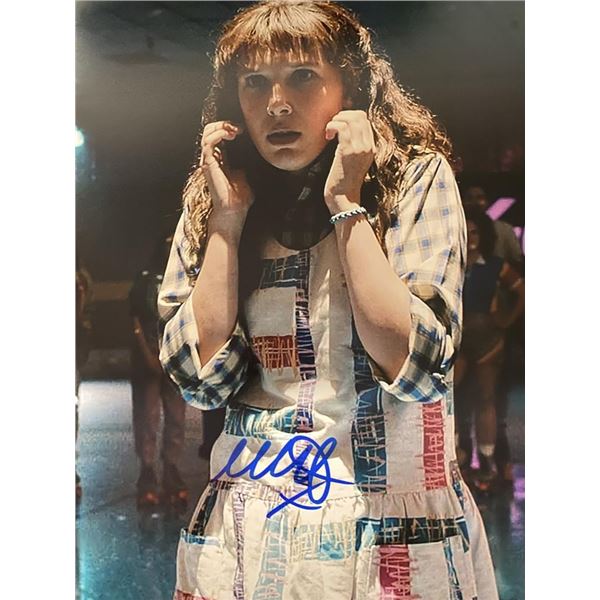Stranger Things Millie Bobby Brown signed photo