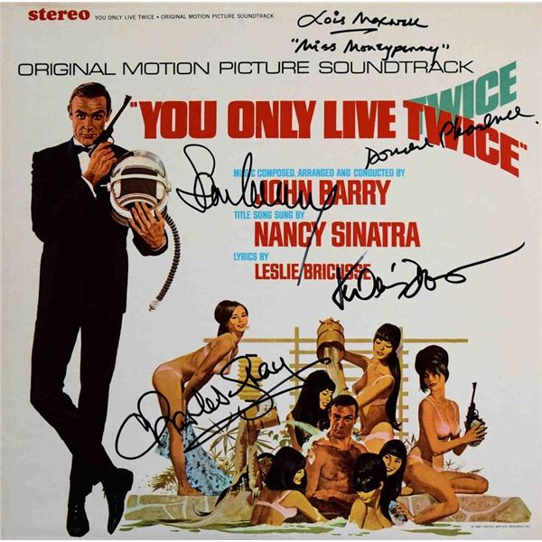James Bond You Only Live Twice Cast Signed Soundtrack