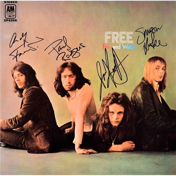 Free signed Fire And Water album
