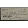 Image 1 : Arch Oboler signed check