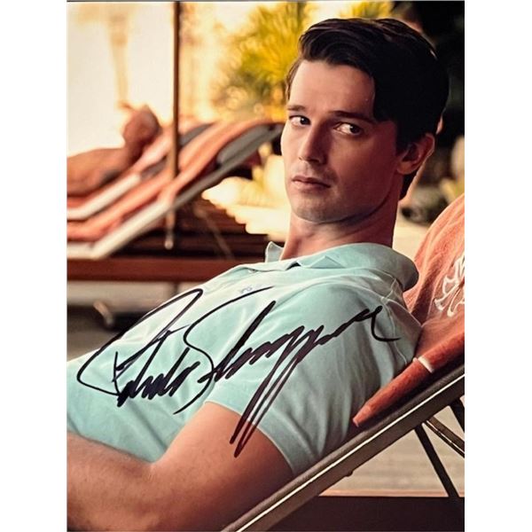 White Lotus Patrick Schwarzenegger signed photo