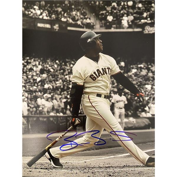 San Francisco Giants Barry Bonds signed photo