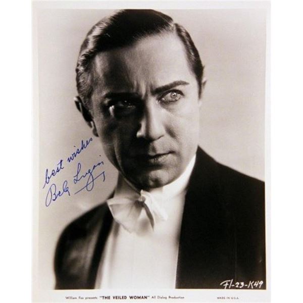 Dracula Bela Lugosi signed portrait photo