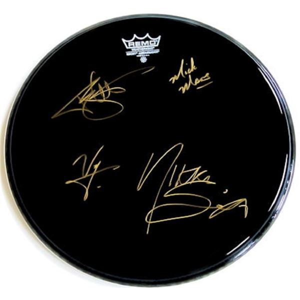 MÃ¶tley CrÃ¼e signed drum head