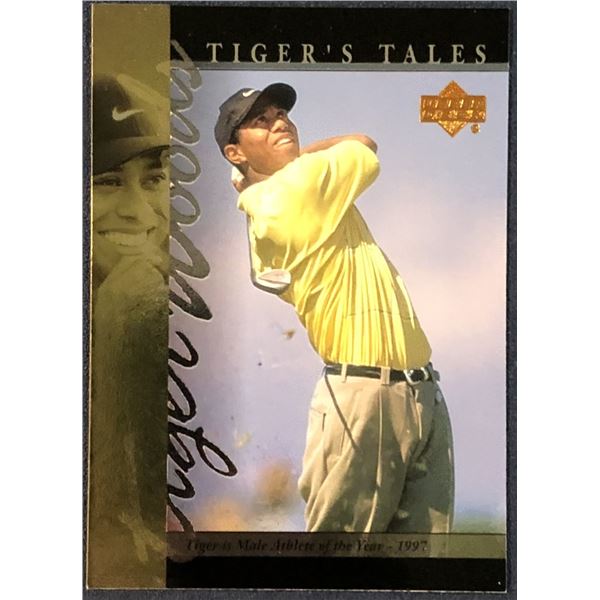 2001 UPPER DECK TIGER WOODS ROOKIE CARD