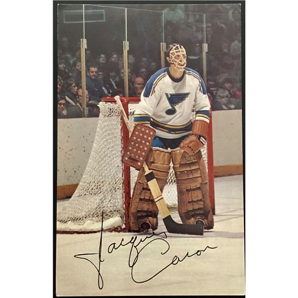 1971 ST. LOUIS BLUES POSTCARD - JACQUES CARON