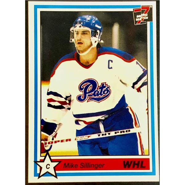 1990-91 REGINA PATS (WHL) - MIKE SILLINGER