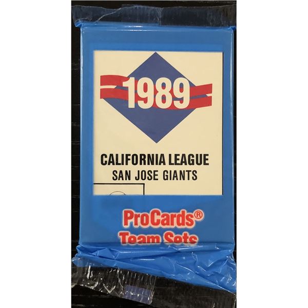 1989 PRO CARDS SAN JOSE GIANTS - ROD BECK
