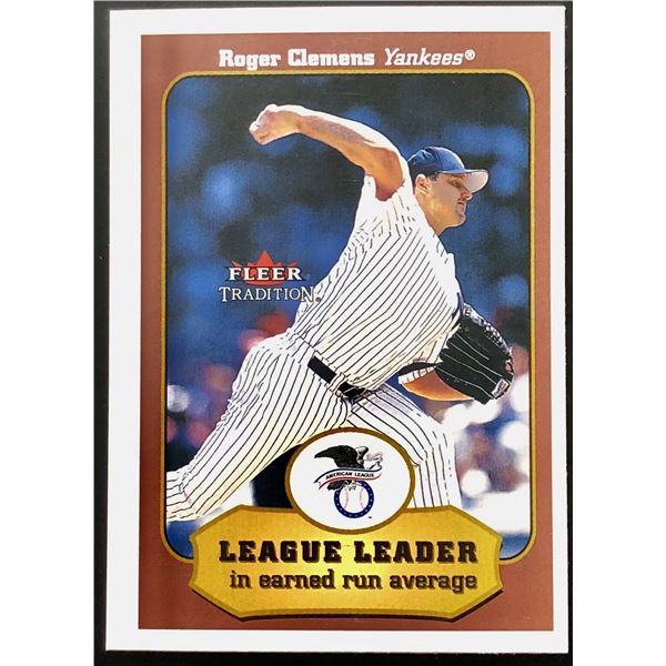 2001 FLEER TRADITION ROGER CLEMENS