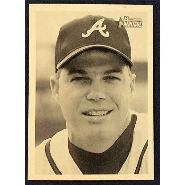 2001 TOPPS HERITAGE CHIPPER JONES (HOF)