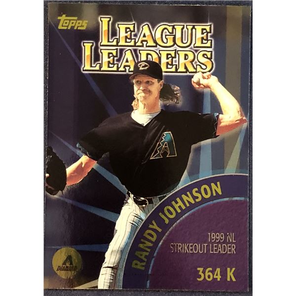 2001 TOPPS RANDY JOHNSON / PEDRO MARTINEZ (HOF)