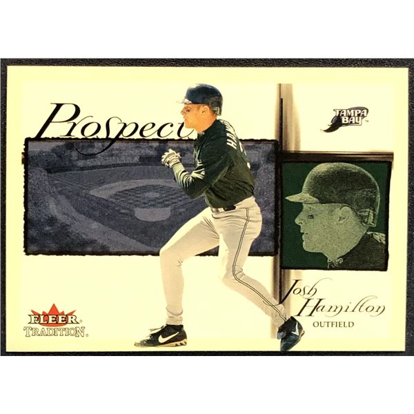 2002 FLEER JOSH HAMILTON ROOKIE CARD