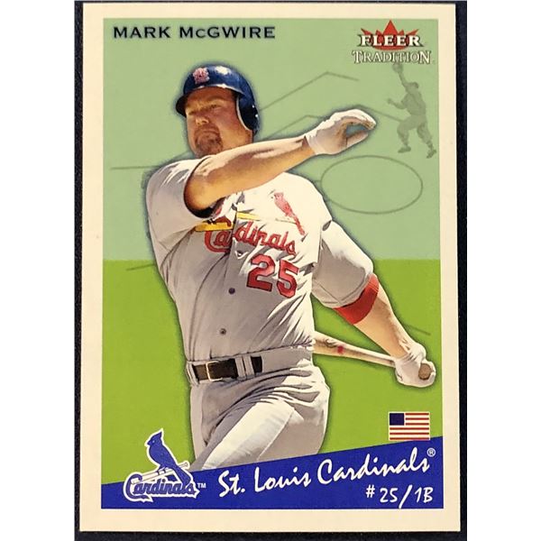 2002 FLEER MARK McGWIRE
