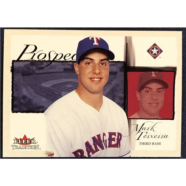 2002 FLEER MARK TEIXEIRA ROOKIE CARD