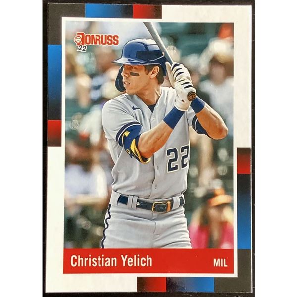 2022 DONRUSS '88 RETRO CHRISTIAN YELICH