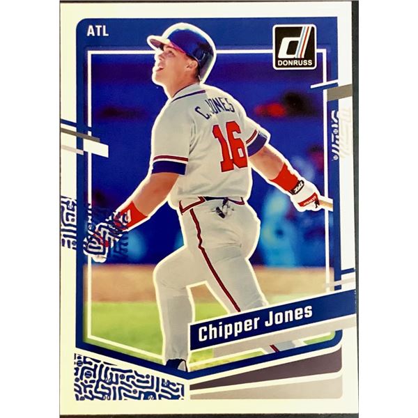 2023 DONRUSS CHIPPER JONES (HOF)