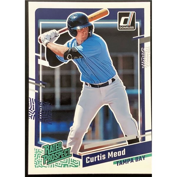 2023 DONRUSS CURTIS MEAD ROOKIE CARD