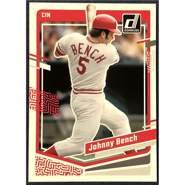 2023 DONRUSS JOHNNY BENCH (HOF)