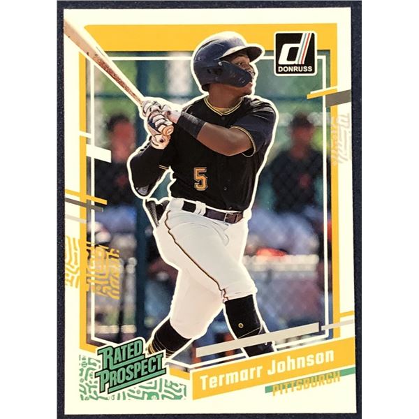 2023 DONRUSS TERMARR JOHNSON ROOKIE CARD