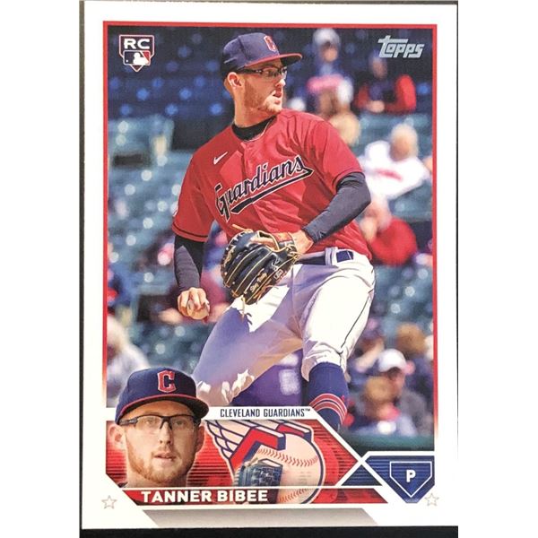 2023 TOPPS TANNER BIBEE ROOKIE CARD