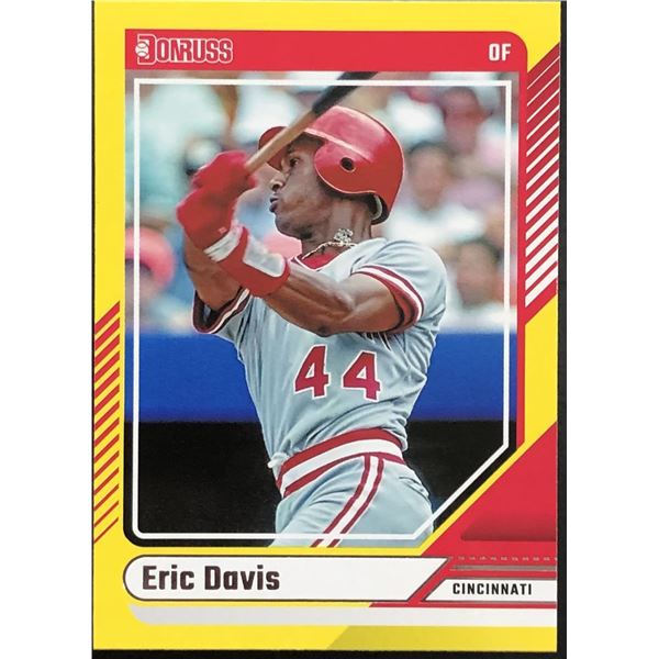 2024 DONRUSS YELLOW PARALLEL ERIC DAVIS