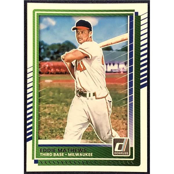 2025 DONRUSS EDDIE MATTHEWS (HOF)