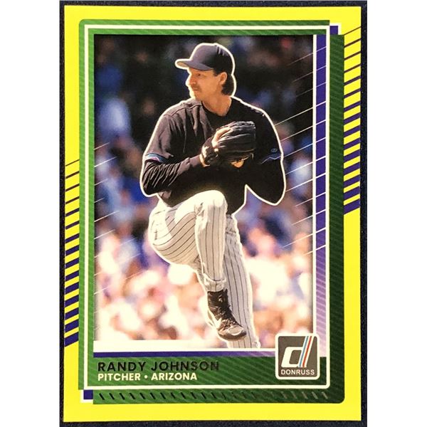 2025 DONRUSS YELLOW SPLASH RANDY JOHNSON (HOF)