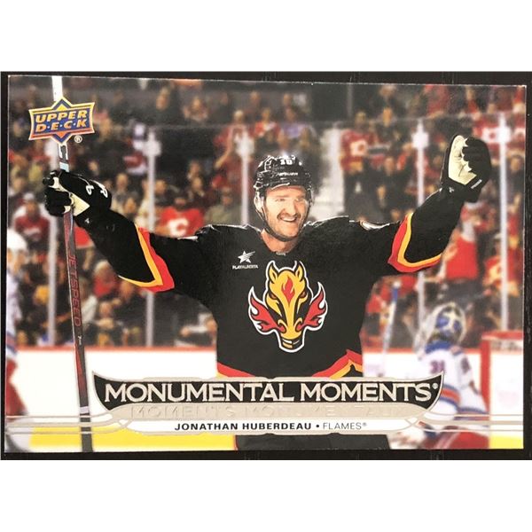 2025-26 UPPER DECK JONATHAN HUBERDEAU MONUMENTAL MOMENTS