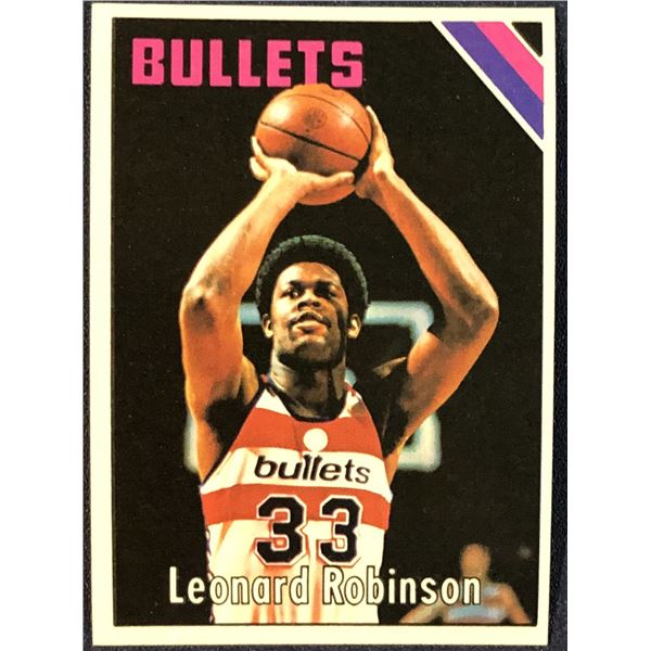 1975-76 TOPPS LEONARD ROBINSON  ROOKIE CARD