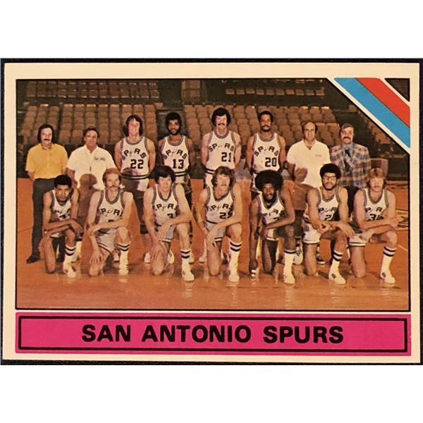1975-76 TOPPS NBA SAN ANTONIO SPURS