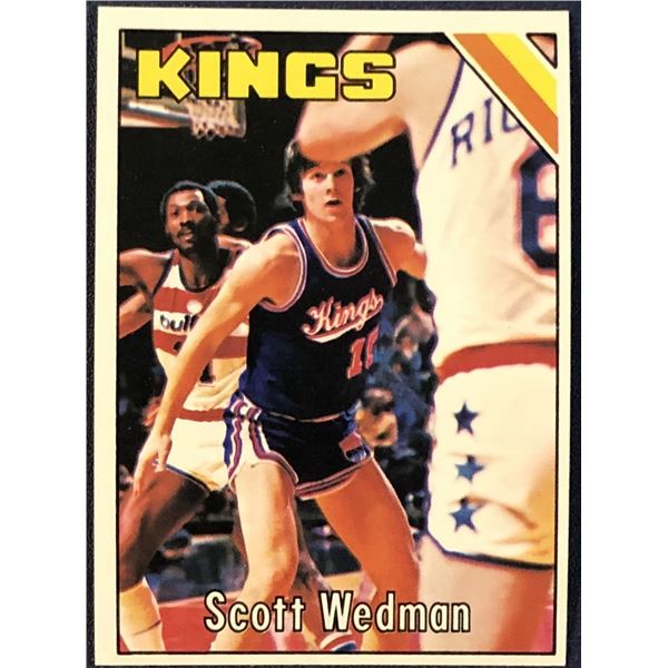1975-76 TOPPS SCOTT WEDMAN ROOKIE CARD