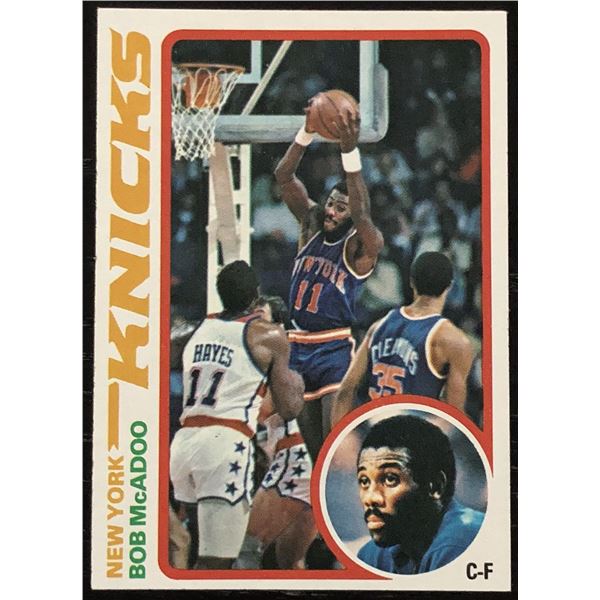 1978-79 TOPPS NBA BOB McADOO (HOF)