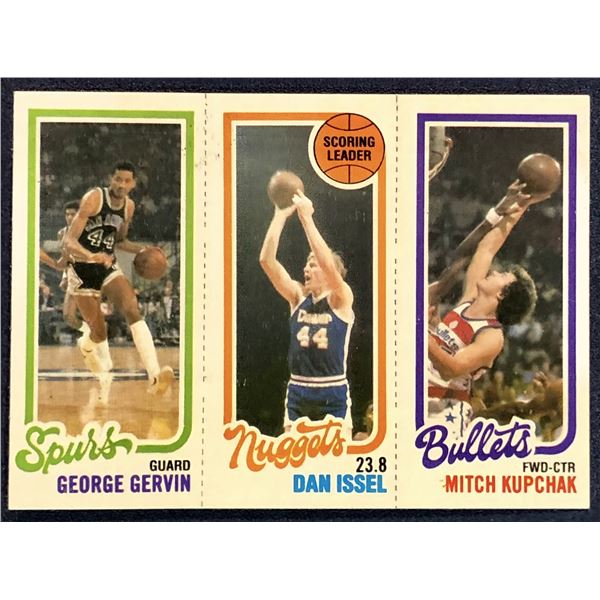 1980-81 TOPPS NBA GEORGE GERVIN / DAN ISSEL (HOF)