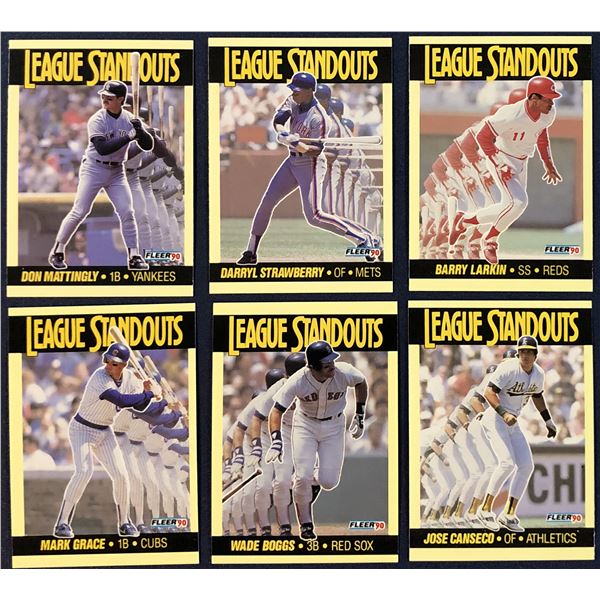 1990 FLEER BASEBALL STANDOUTS SUB SET